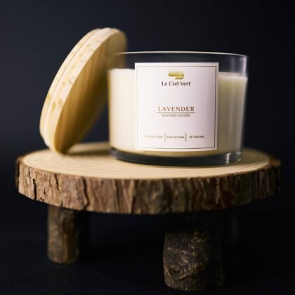 Le Ciel Vert Lavender Natural Soy Wax Candle 350g