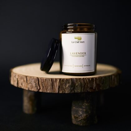 Le Ciel Vert Lavender Natural Soy Wax Candle 200g